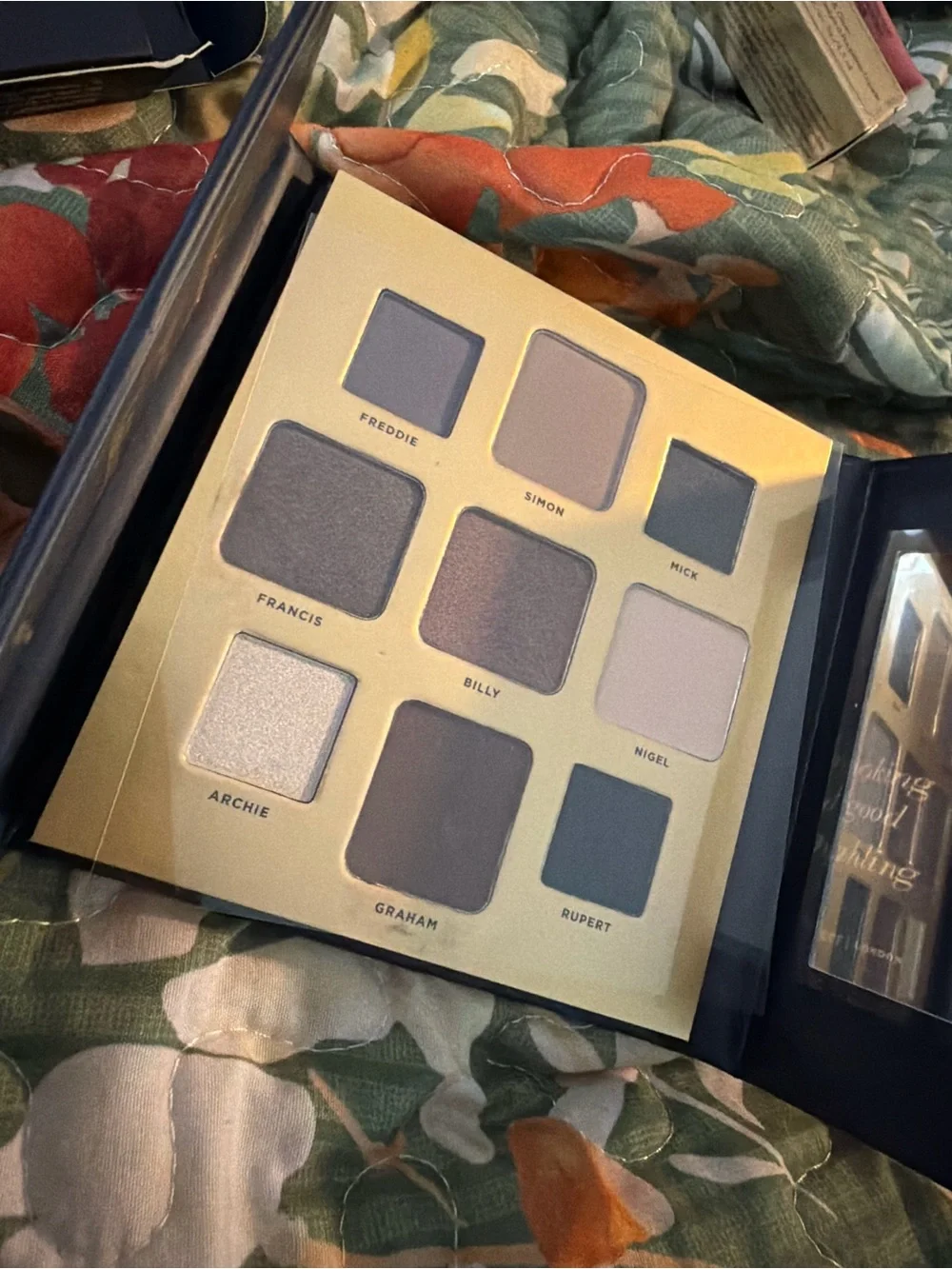 Essentials Women's Eyeshadow Palette - Blue, Gray, Purple, Silver, Cream